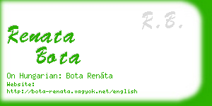 renata bota business card